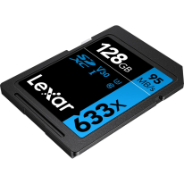 Lexar 128GB Professional 633X UHS-I SDXC Memory Card