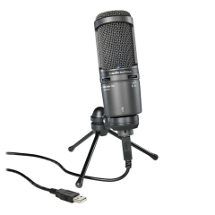 Audio Technica AT 2020 USB+ Studio Kondensaattori Mikrofoni 