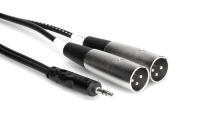 Hosa CYX-403M 3.5mm TRS - Dual XLR-Male Kaapeli 3m